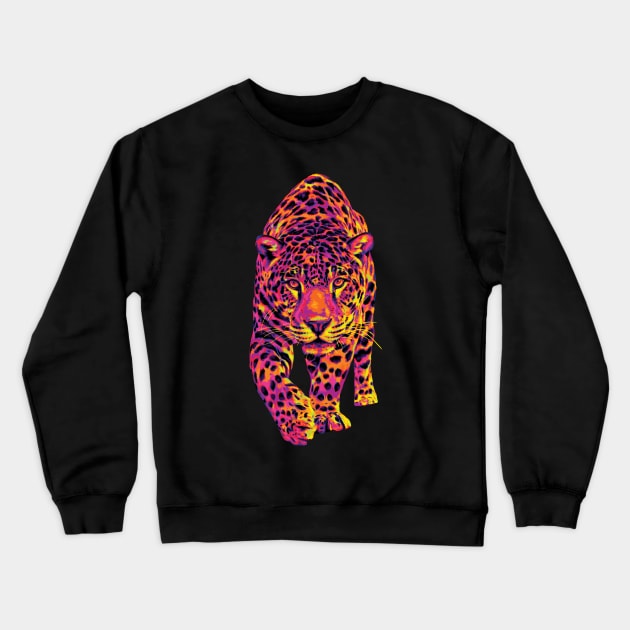 The Hot Jaguar Crewneck Sweatshirt by polliadesign